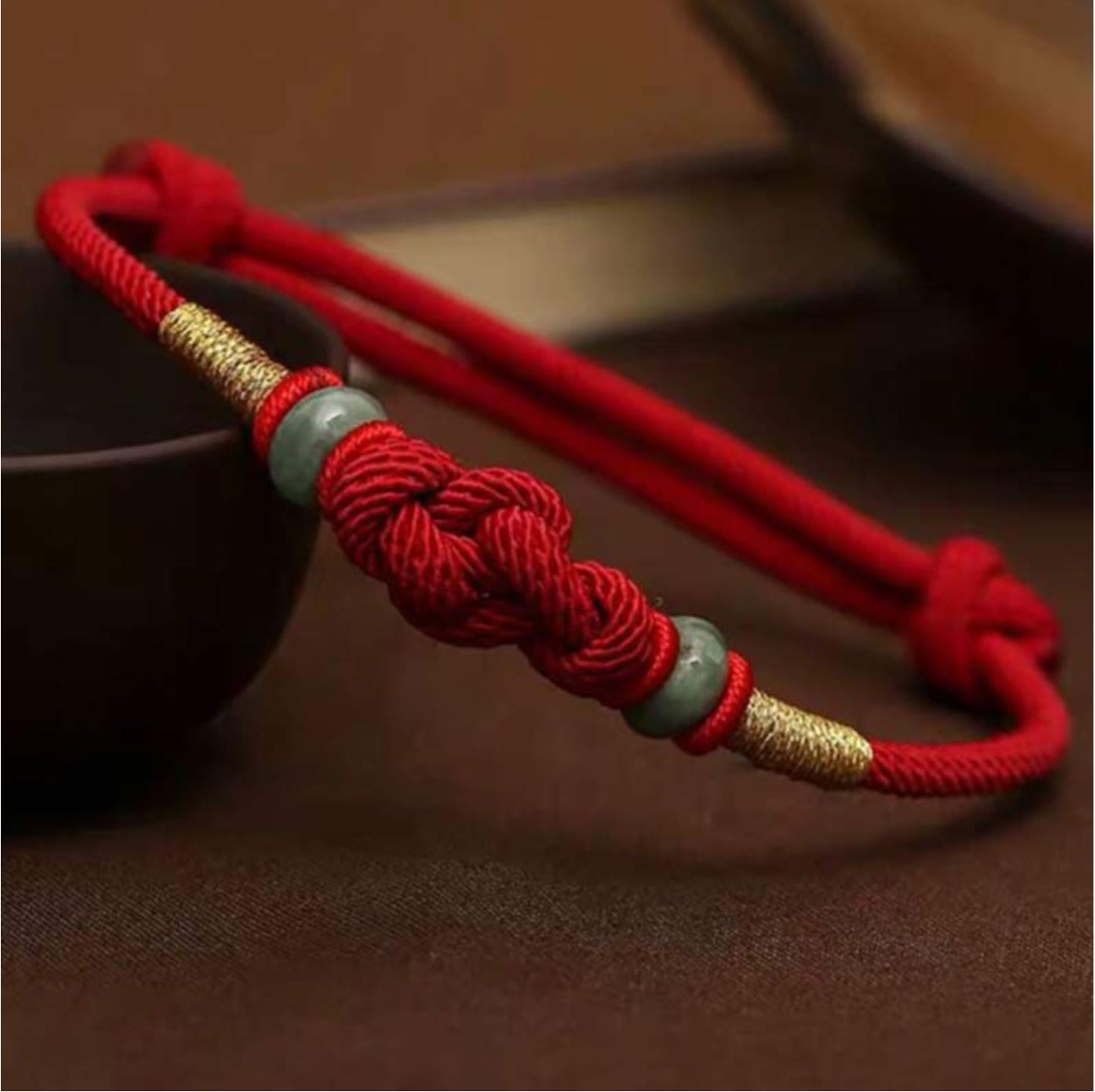 Red String&Jade(Wrist Circumference 14-22cm)