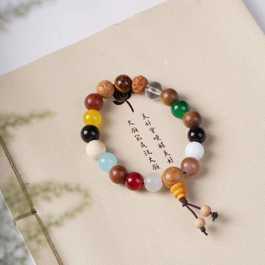 ✨ Blessed 18 Seed Bodhi Prayer Beads – New Style for Luck, Longevity & Family Harmony