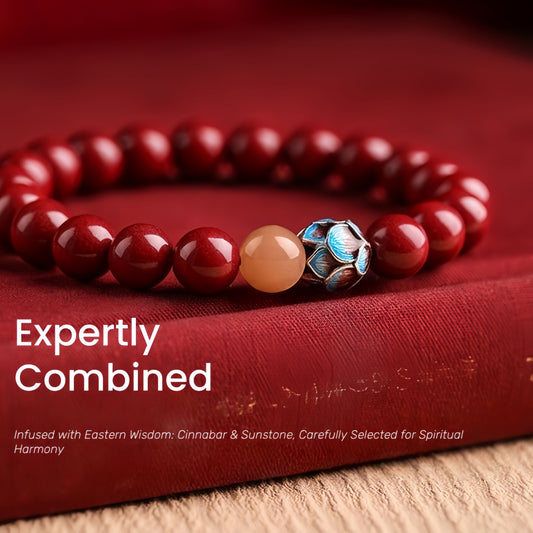 🔥 Best-Seller | Official Cinnabar Collection Natural Cinnabar Red String Bracelet – Zodiac Year of the Dragon Protection for Women | Buddha-Inspired Lucky Charm Gift