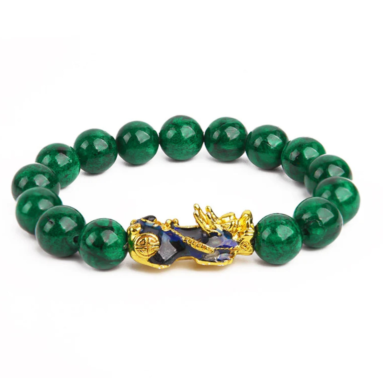 Buddha Stones FengShui PiXiu Jade Protection Bracelet
