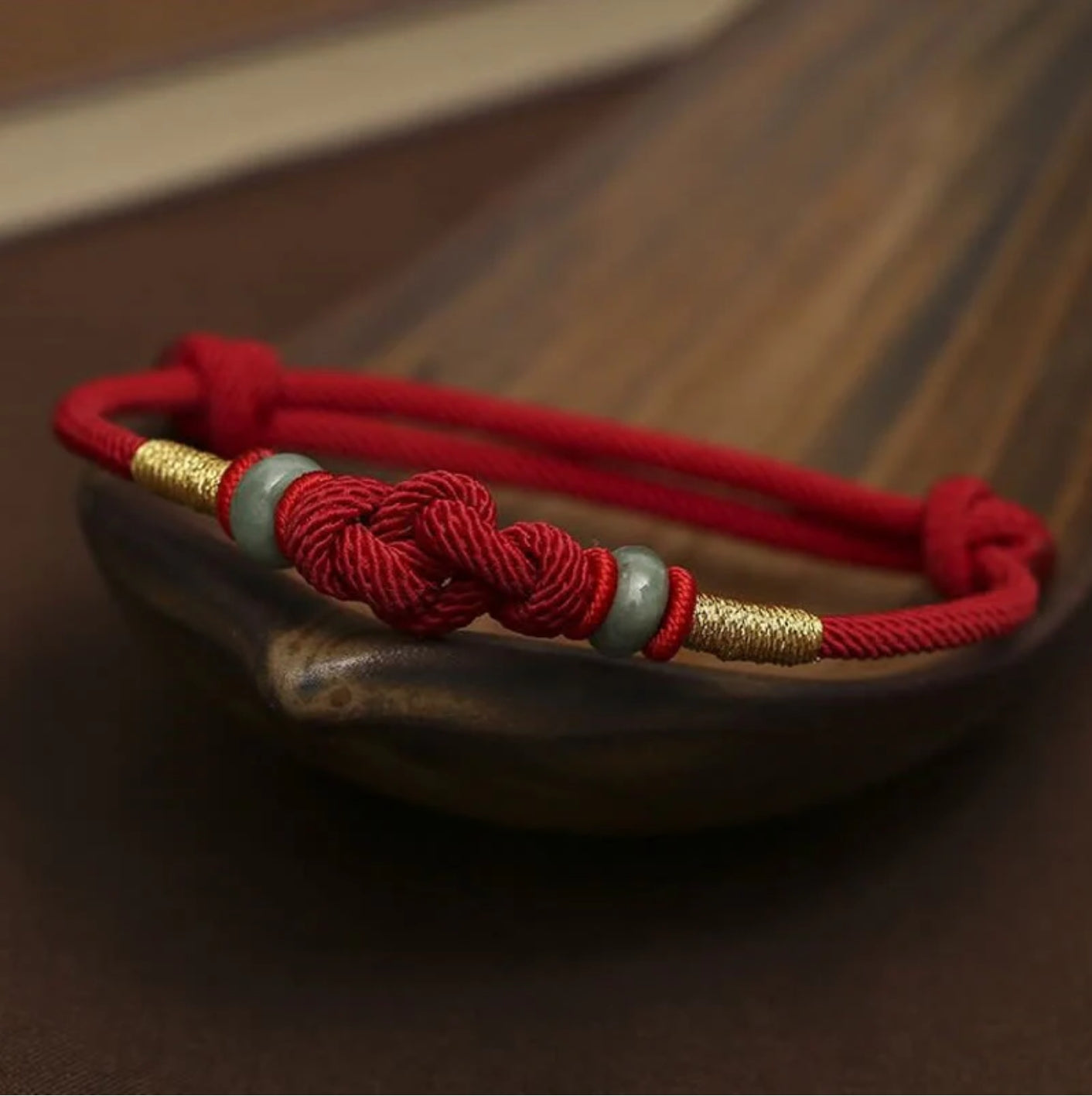Red String&Jade(Wrist Circumference 14-22cm)