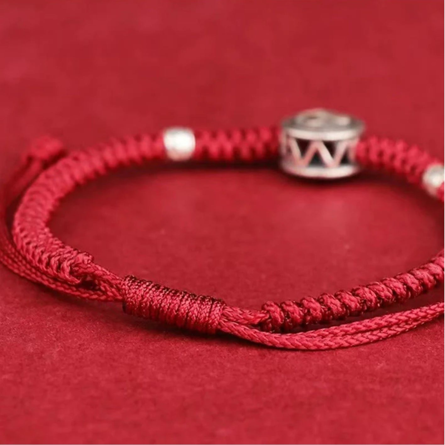 Buddha Stones 12 Chinese Zodiac Lucky Red String Bracelet Snake Gift