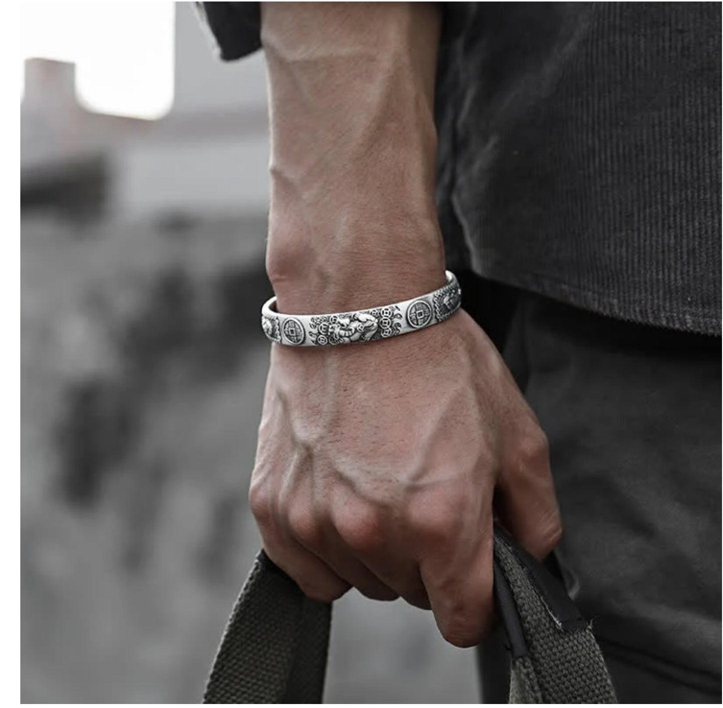Buddha Stones FengShui Lucky PiXiu Protection Adjustable Bracelet
