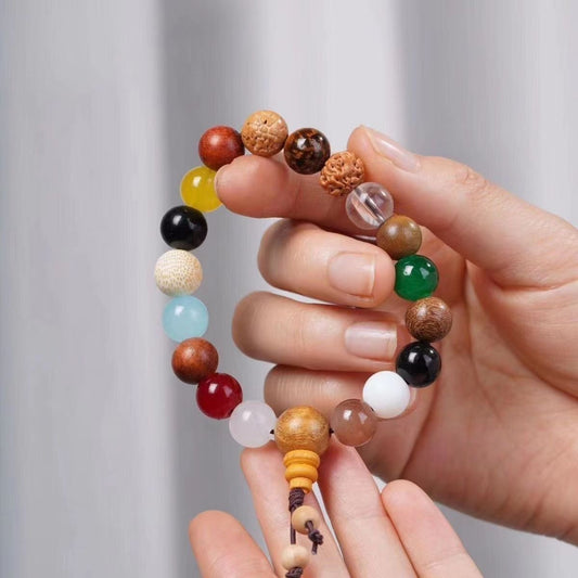 ✨ Blessed 18 Seed Bodhi Prayer Beads – New Style for Luck, Longevity & Family Harmony