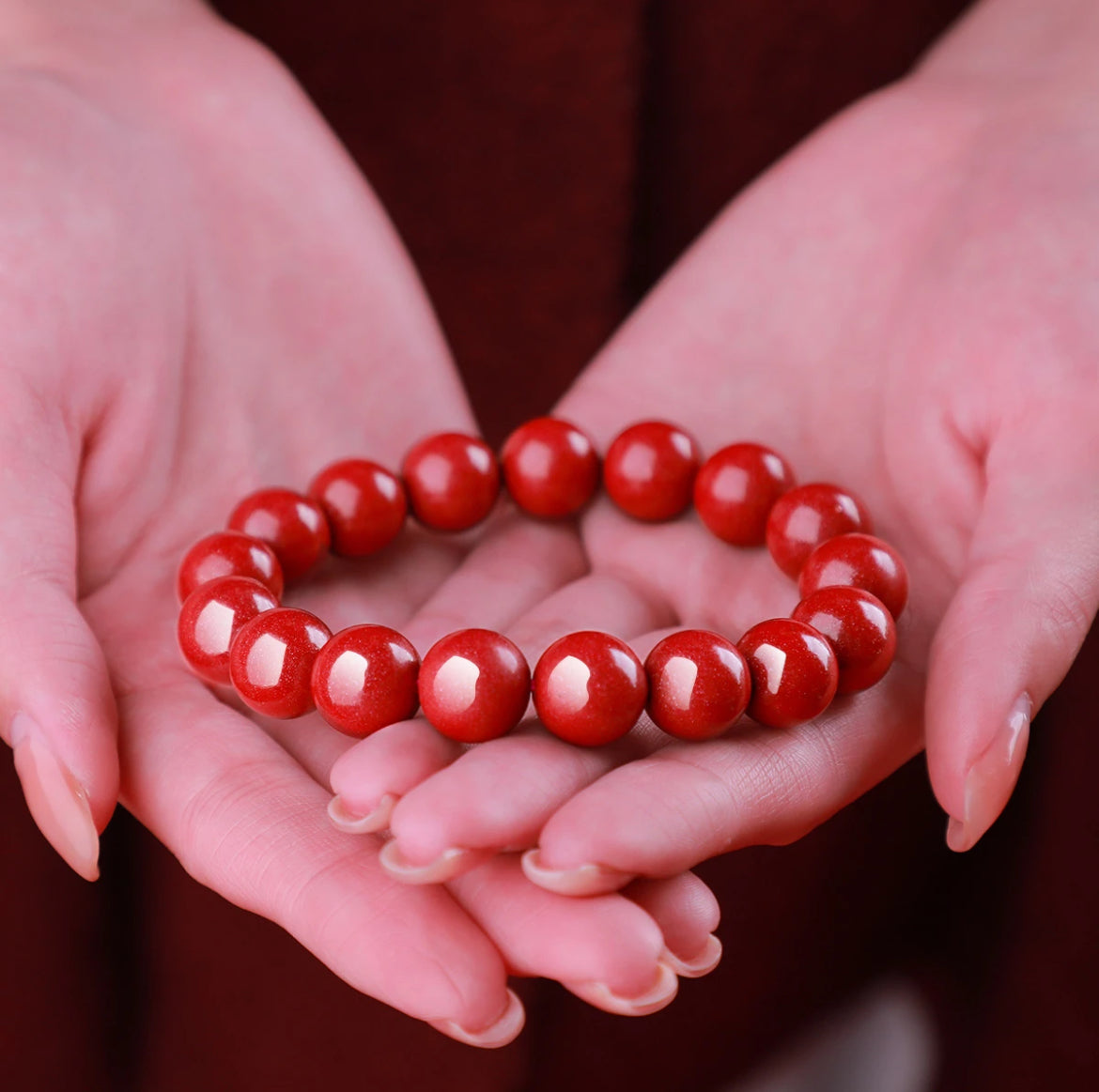 Buddha-Inspired Purple Gold Sandstone Beaded Bracelet – 2025 New Couple Spiritual Gift with Gift Box