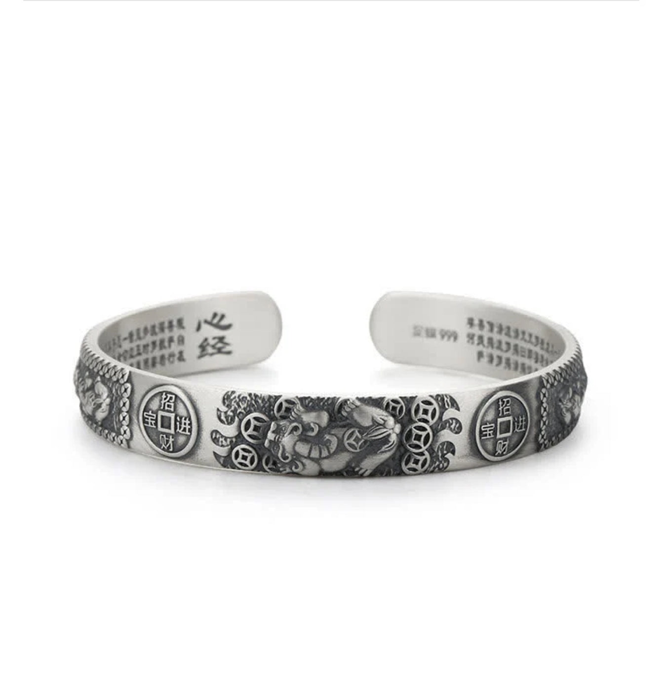 Buddha Stones FengShui Lucky PiXiu Protection Adjustable Bracelet