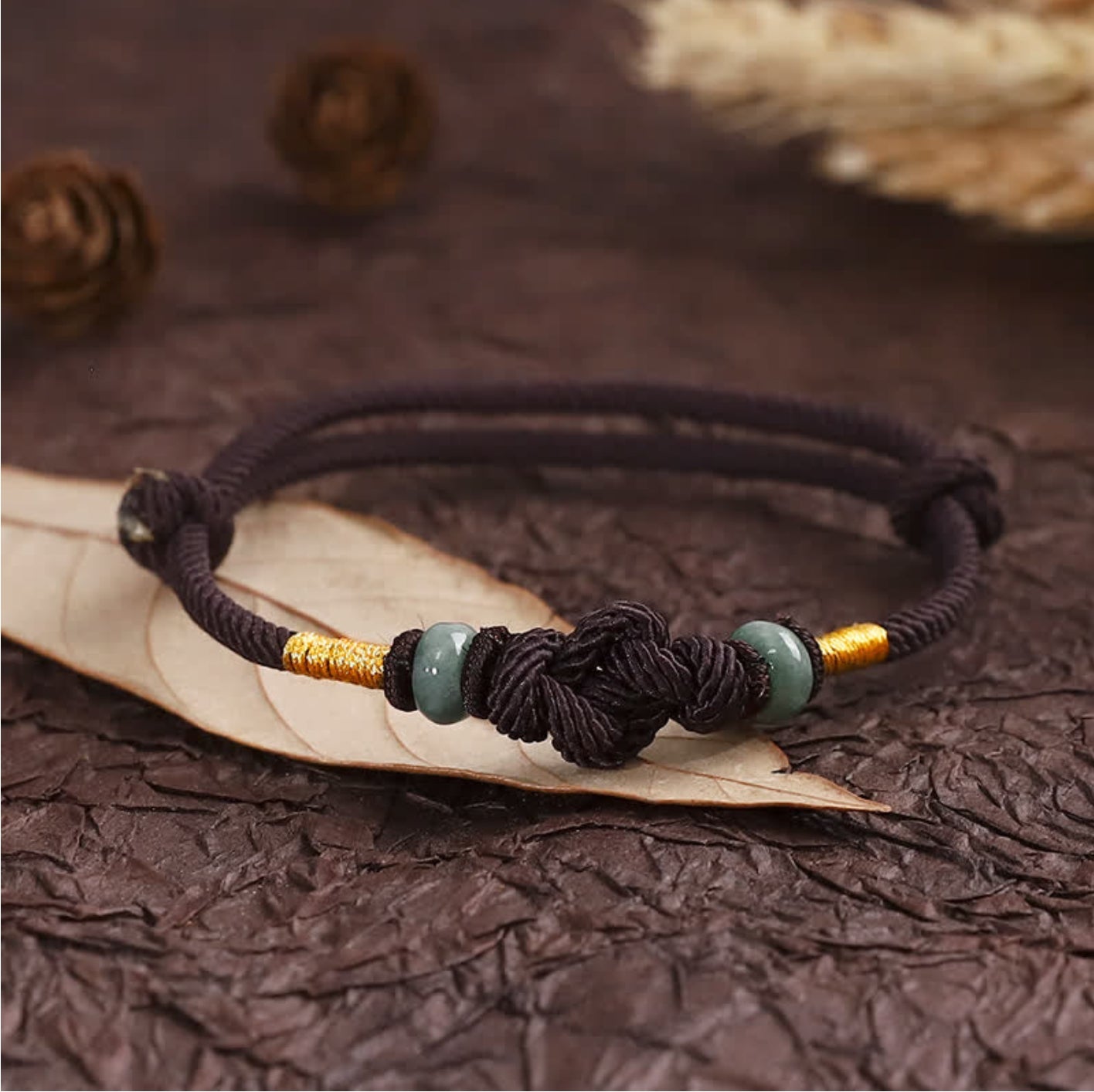 Red String&Jade(Wrist Circumference 14-22cm)